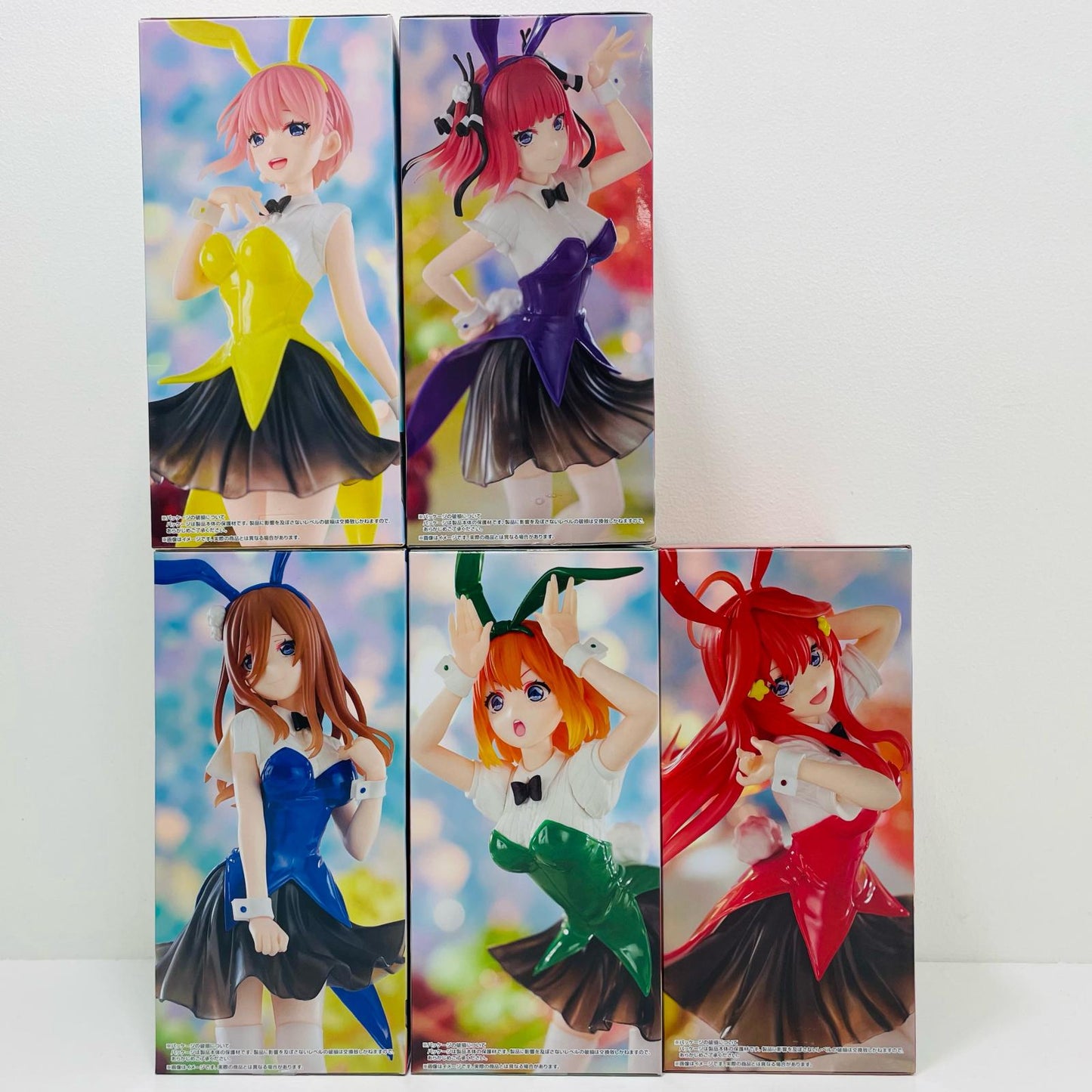 Set of 5 -Color Bunny ver.-Trio-Try-iT Figure "The Quintessential Quintuplets Movie" [Figure]