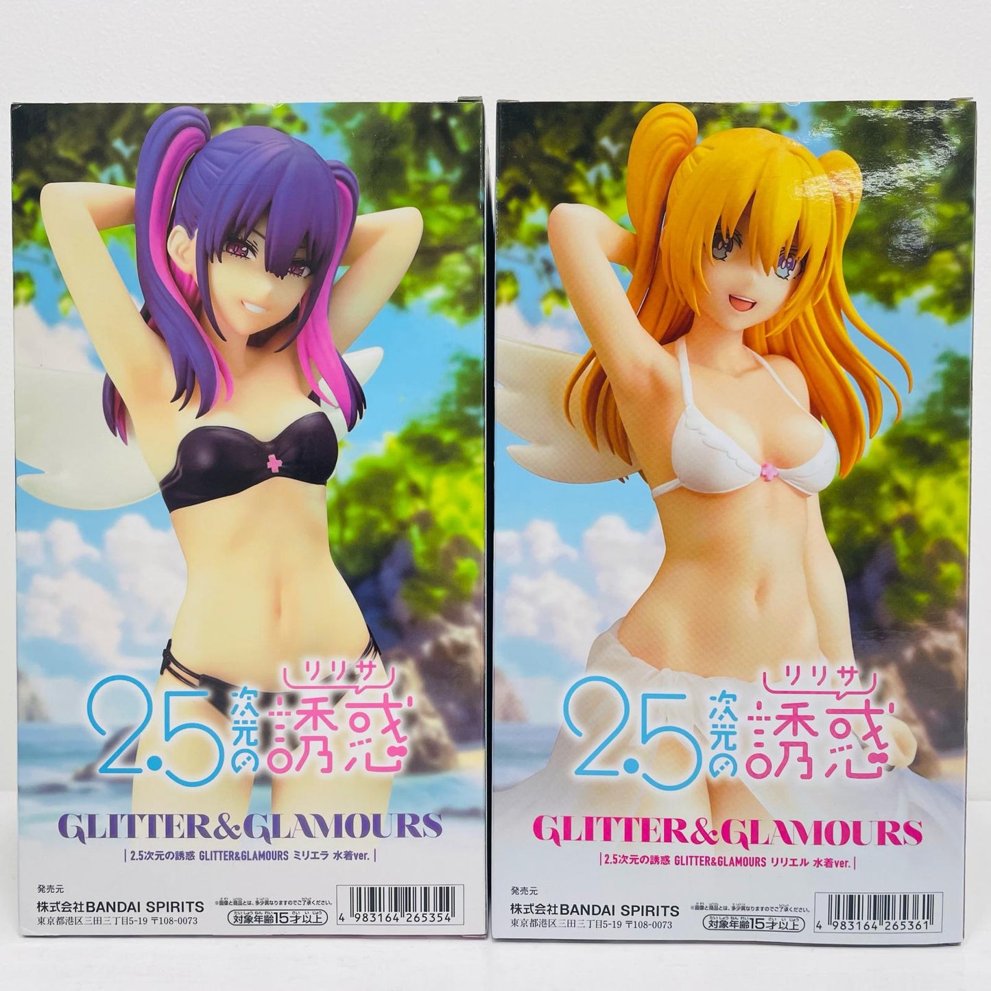 リリエル&ミリエラ・水着ver.GLITTER&GLAMOURS「2.5次元の誘惑」【フィギュア】