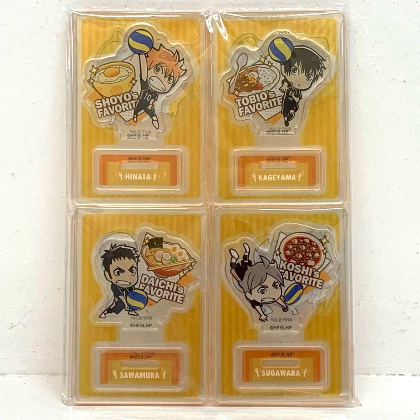 烏野高校「ハイキュー!! キャラグルメアクリルスタンド」