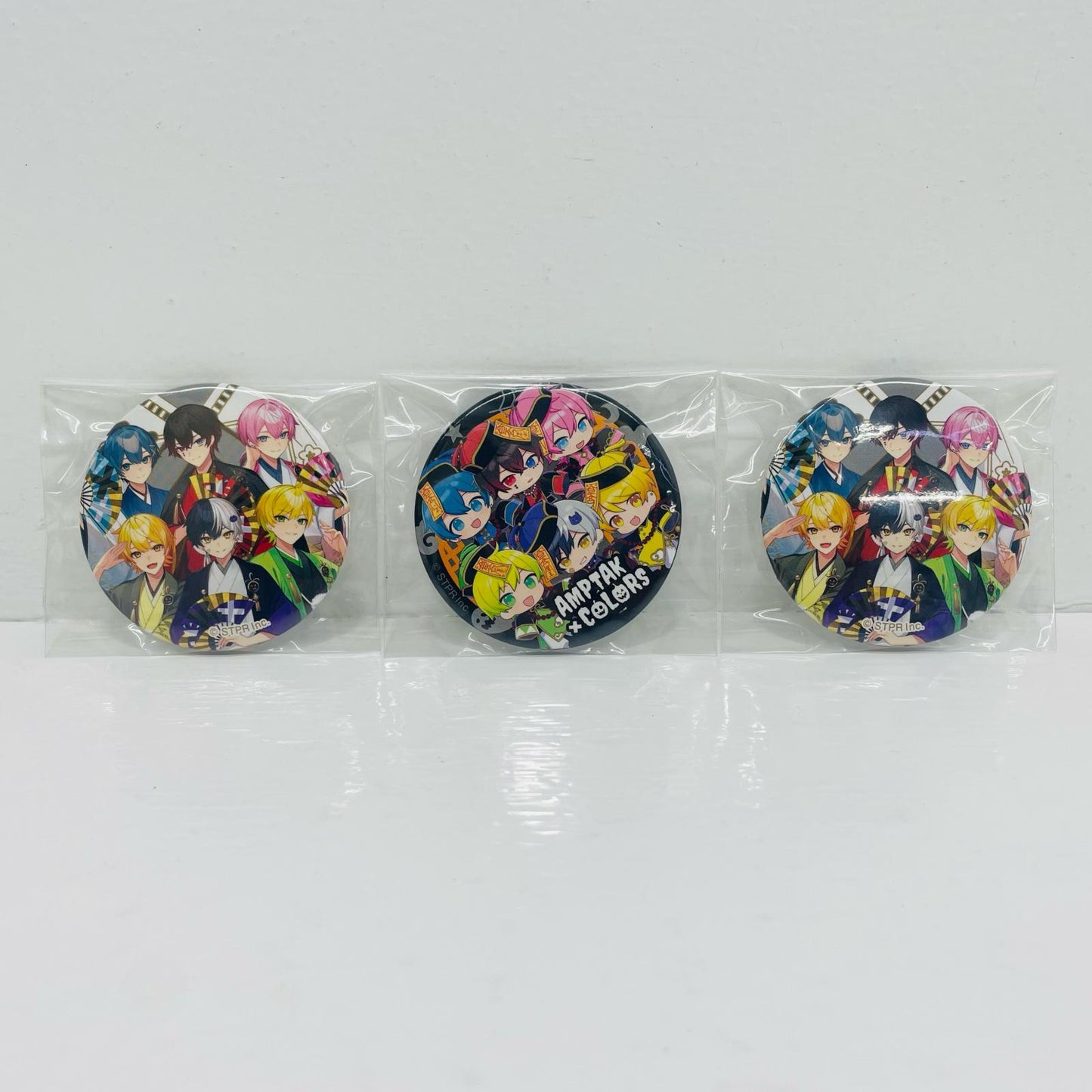 AMPTAKxCOLORS 集合 缶バッジ 3個セット