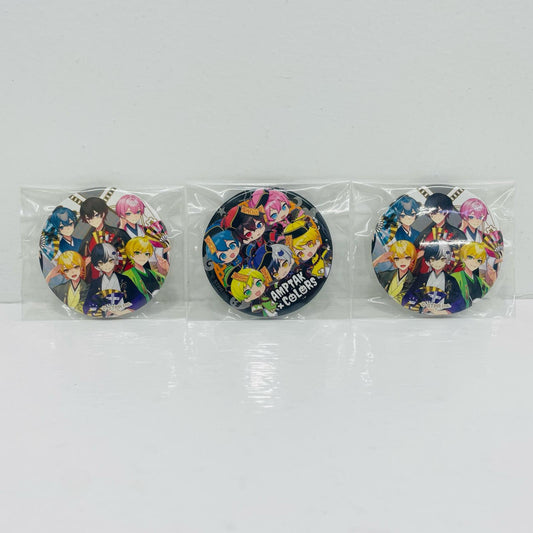 AMPTAKxCOLORS 集合 缶バッジ 3個セット
