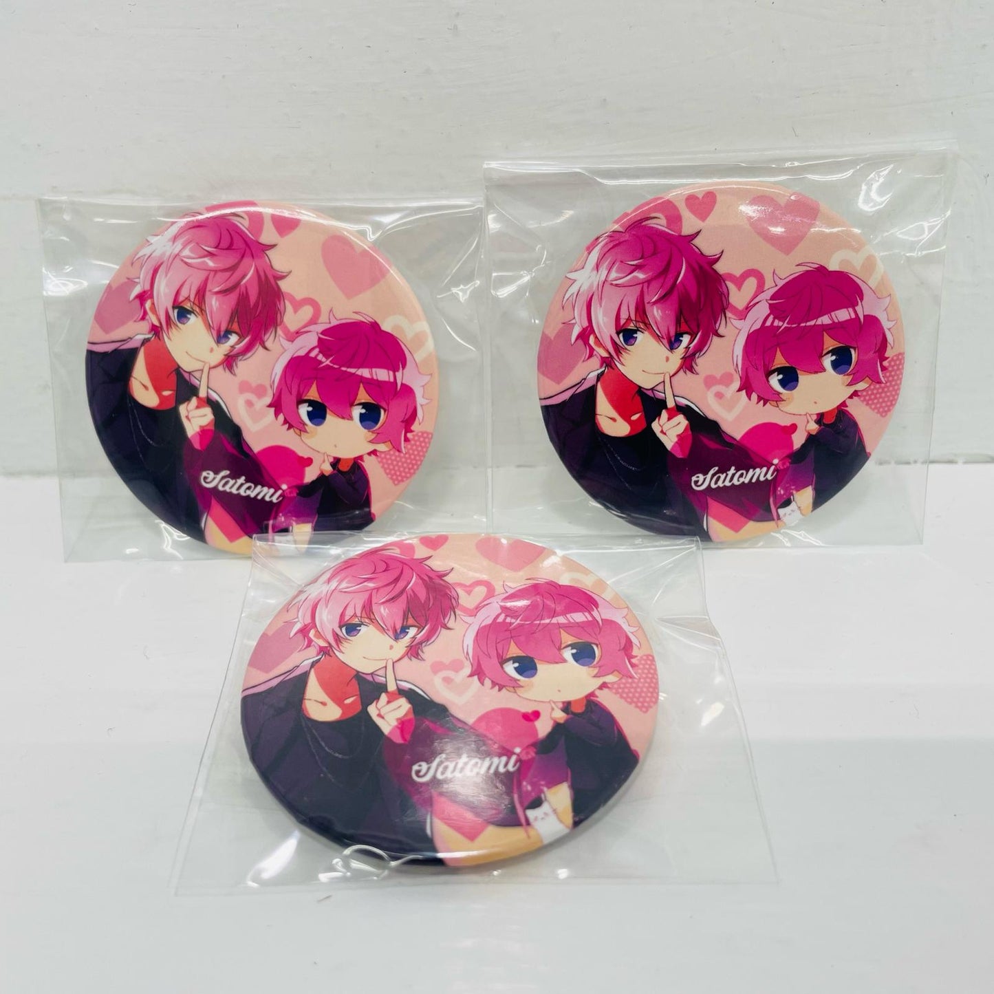 【シークレット】さとみ 缶バッジ 「さとみ