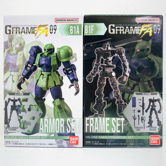 ザクI アーマー+フレームセット 「機動戦士ガンダム GフレームFA 09」【フィギュア】