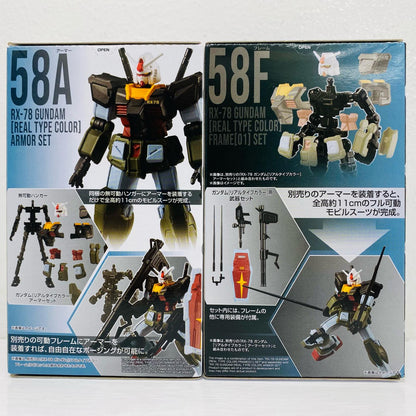 ガンダム[リアルタイプカラー] アーマー+フレームセット 「機動戦士ガンダム GフレームFA REAL TYPE SELECTION」【フィギュア】
