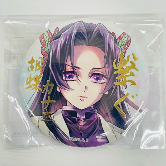E賞 胡蝶カナエ 箔押し57mm缶バッジ「劇場版 鬼滅の刃 無限城編 しのぶとカナエ WEBSHOPくじ」