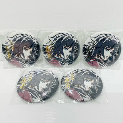 C賞 冨岡義勇 57mm箔押し缶バッジ 「WEBSHOPくじ 鬼滅の刃 柱稽古編 第二話『水柱・冨岡義勇の痛み』柱描き下ろしイラスト」