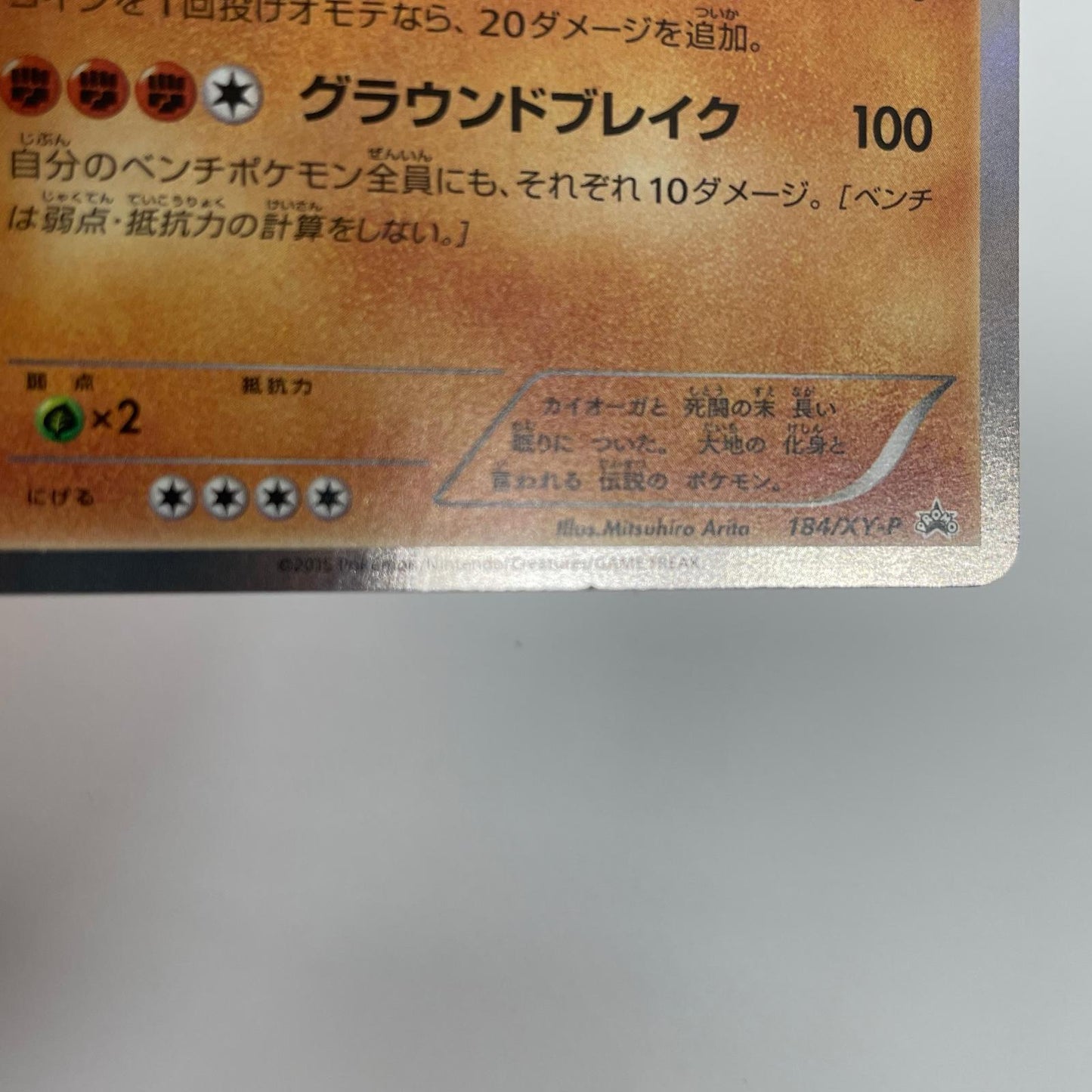 グラードン - 184/XY-P