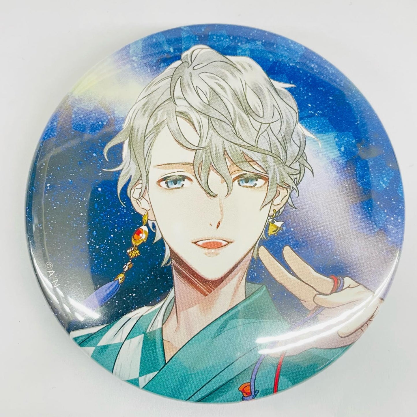甲斐田晴 75mm缶バッジ(夏祭り) 「にじさんじCAFE in SWEETS PARADISE 第2弾」