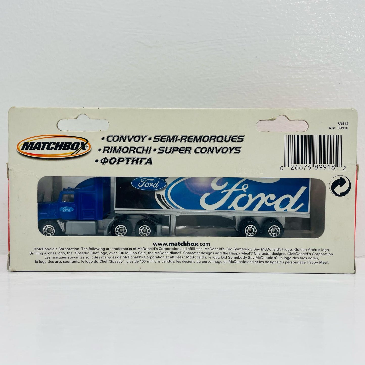 1/97 FORD AEROMAX(ブルー×ホワイト) -フォード エアロマックス- 「MATTEL WHEELS」