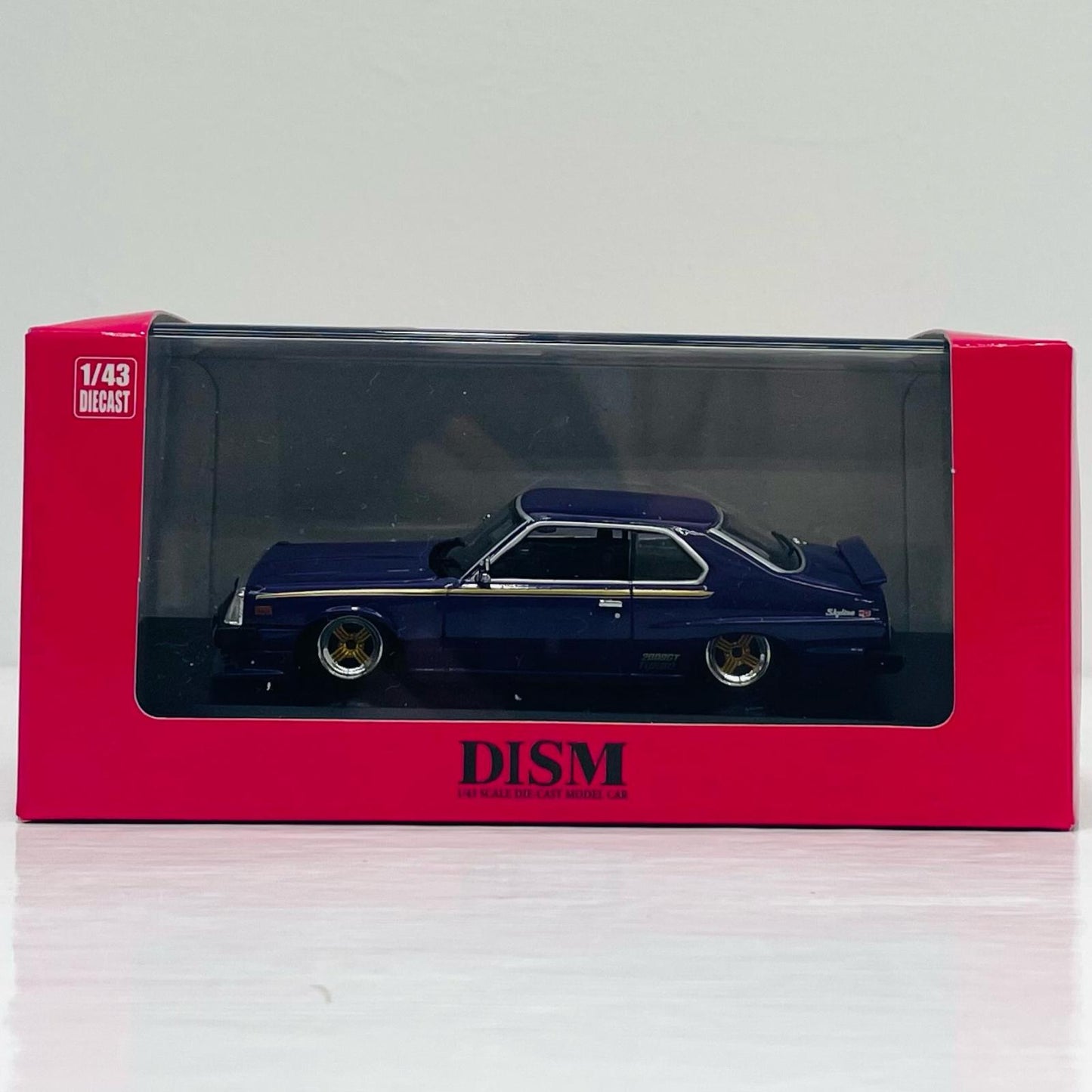 1/43 ダイキャストミニカー スカイライン HT2000 TURBO GT-E・S 後期型 カスタムスタイル(パープル)
