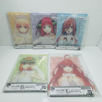 A~E賞(原作イラスト) バストアップアクリルボード 「一番くじ 五等分の花嫁 ～一番くじ化5周年のお祝いも私たち全員で分かち合います!～ 」