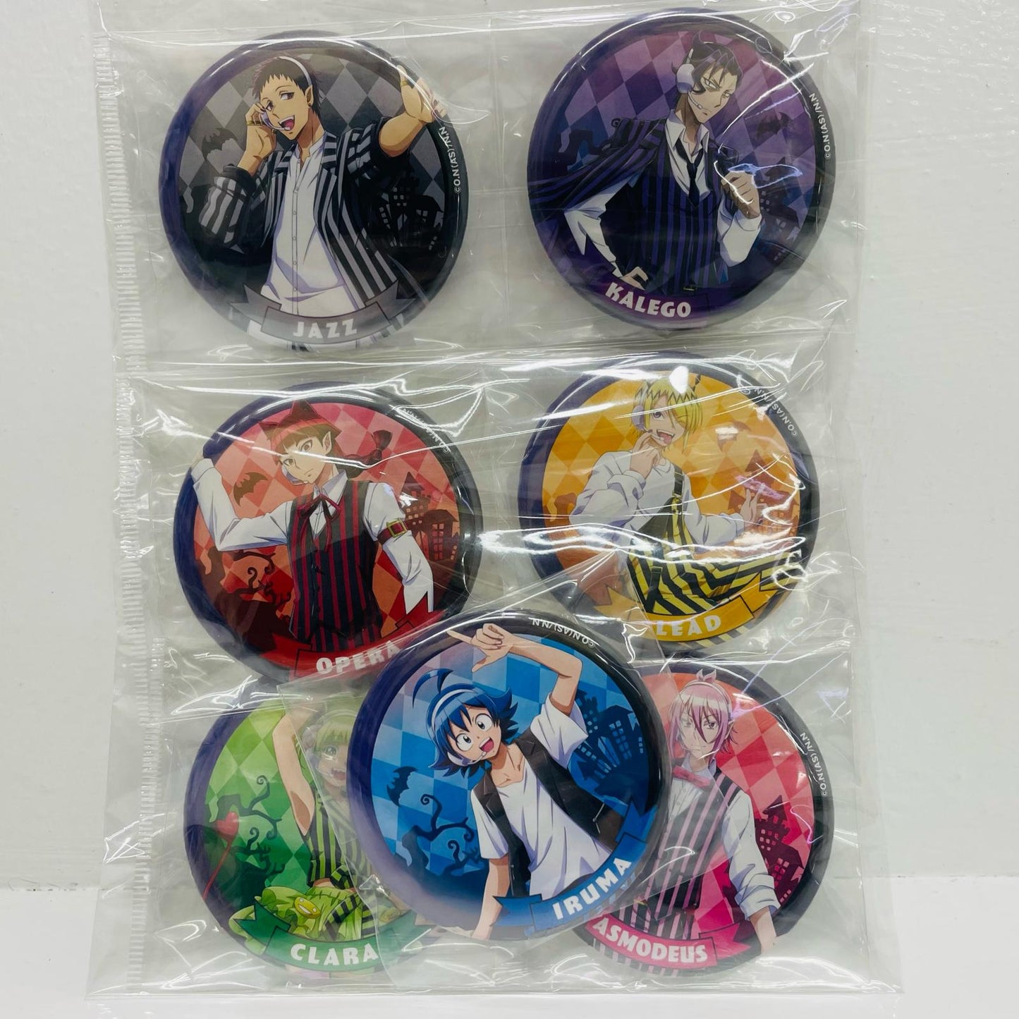 ノーマル全7種セット 「魔入りました!入間くん in JOYPOLIS トレーディング缶バッジ」