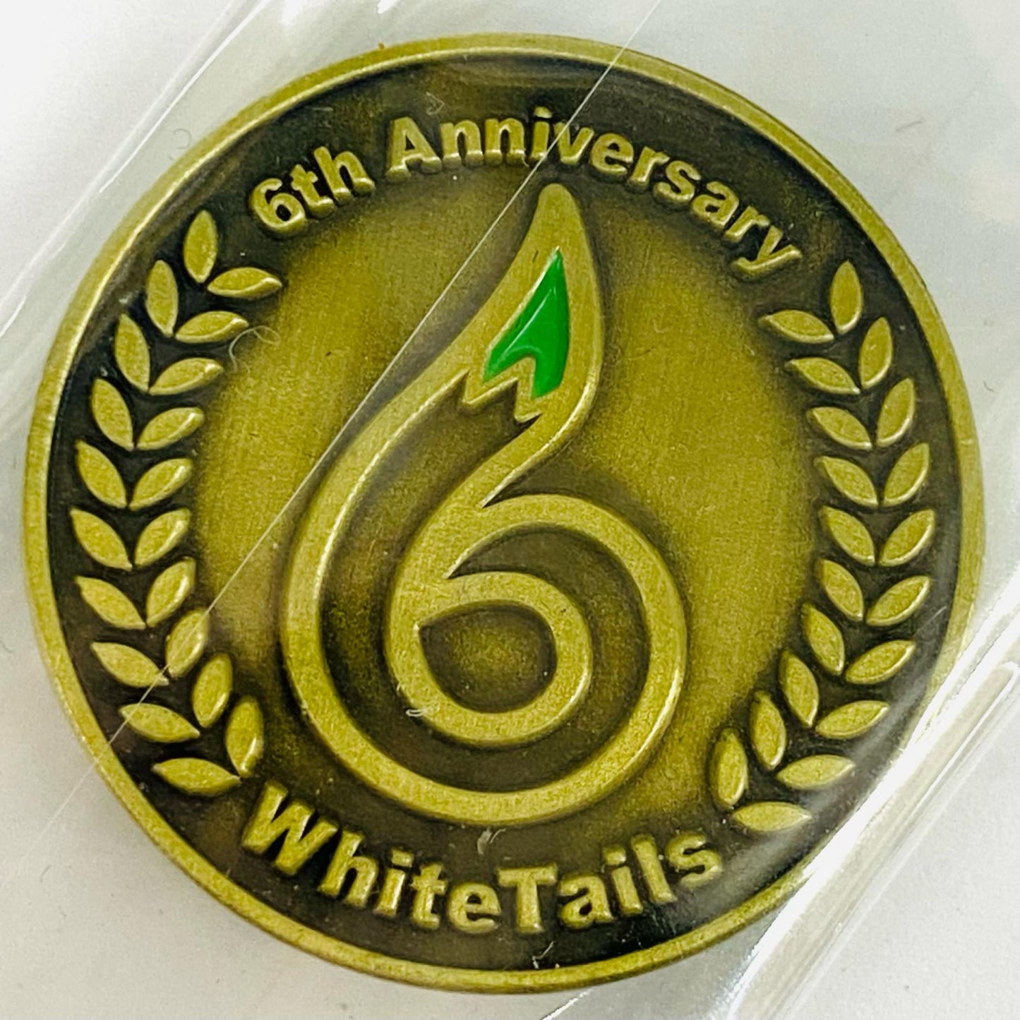 シャークん White Tails【ワイテルズ】 6周年記念コイン