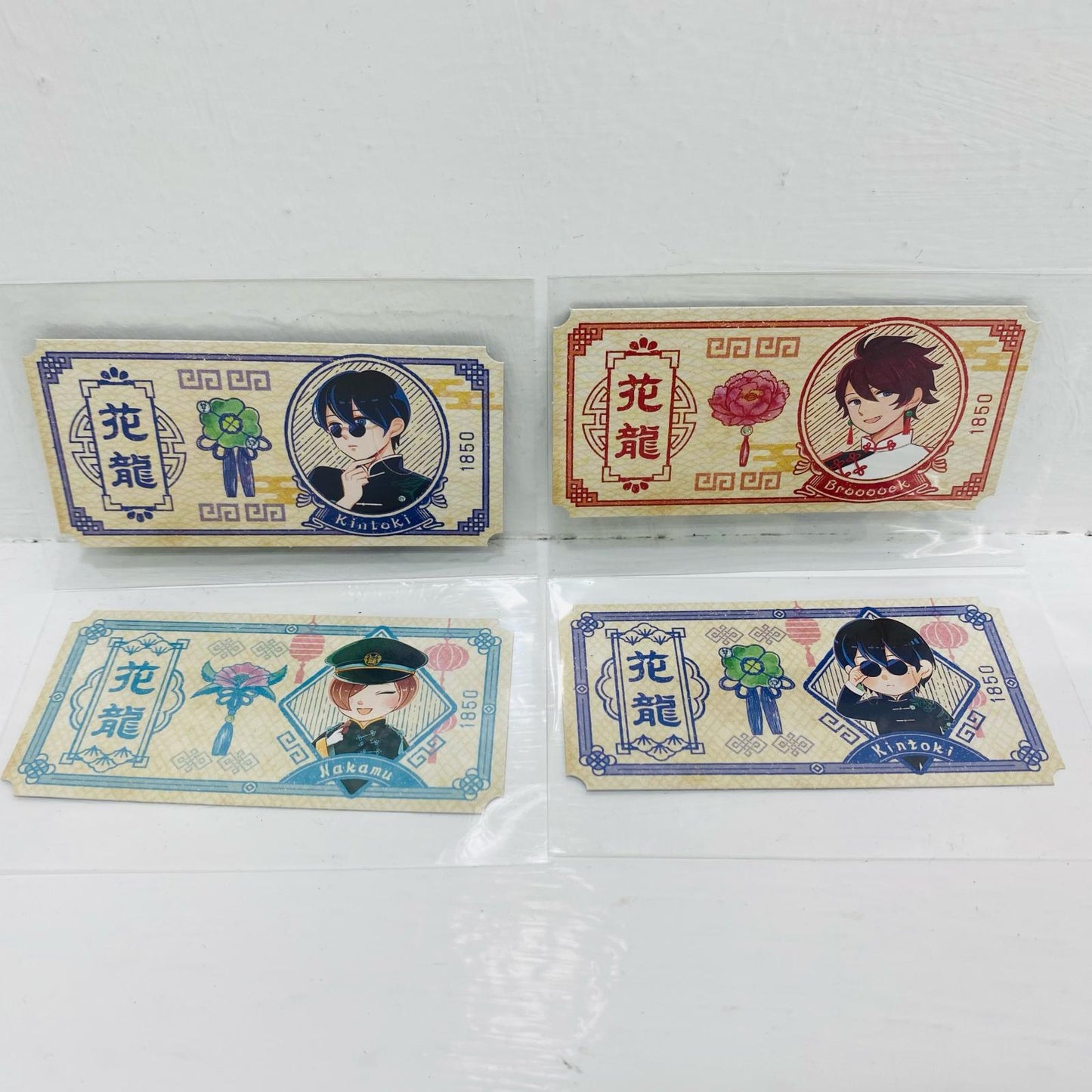 切符風カードコレクション「WhiteTails×AnimateCafe BlackTalesSeries『花龍列車』」