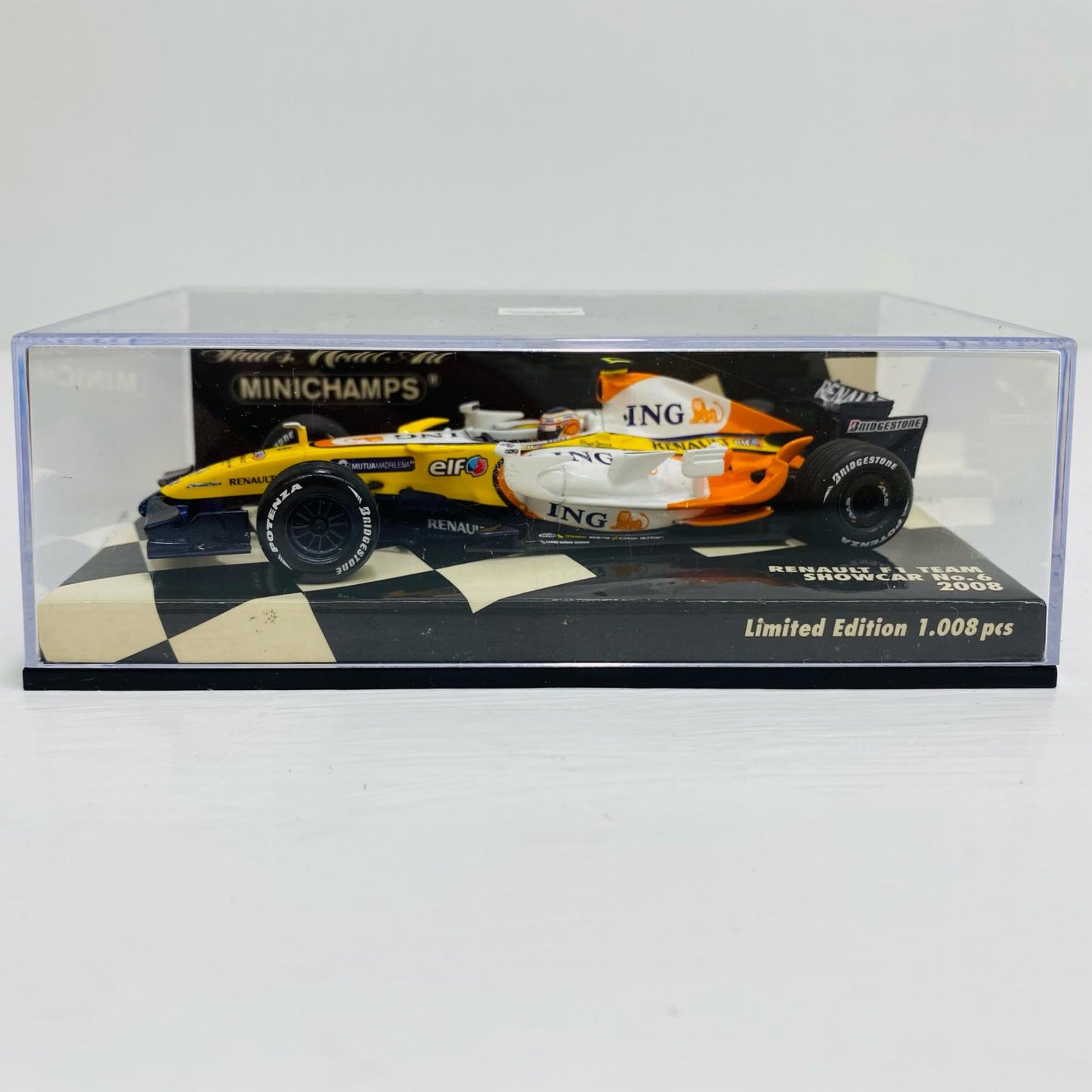 1/43 ルノー F1チーム ショーカー No.6 2008 (イエロー×ホワイト×オレンジ)