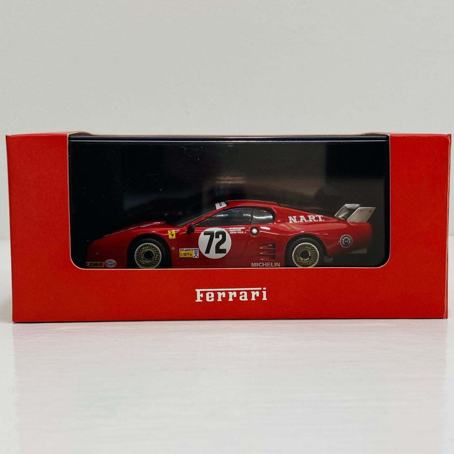 1/43 フェラーリ 512LM NART No.72/ル・マン1982 A.Cudini/J.Morton/J.Paul