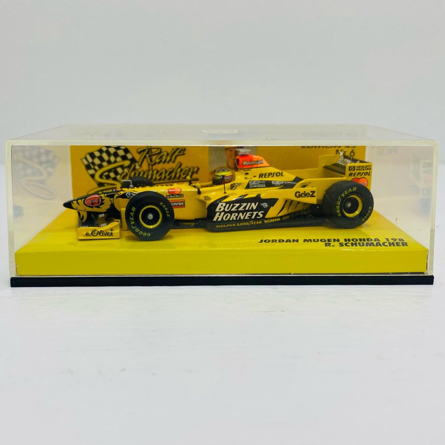 1/43 JORDAN MUGEN HONDA 198 REPSOL #10(イエロー×ブラック)