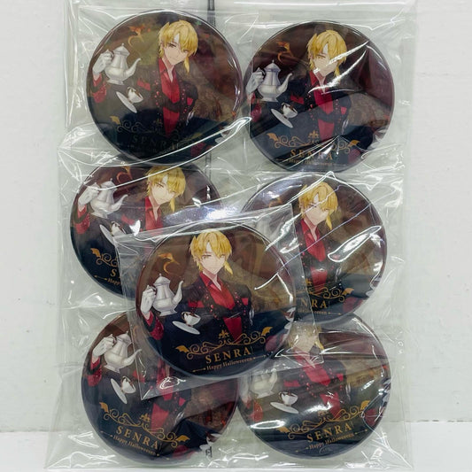 センラ 缶バッジ 「Happy Halloweeeen 浦島坂田幽霊船 Ψ悪魔執事Ψ あなたが飽くまで仕えます ワタクシかなり使えます ちゃんとしni9htお仕置きデビか～????」