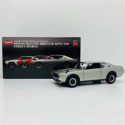 1/18 日産スカイライン GT-R ケン＆メリー Fスポイラー・RSワタナベホイル シルバー