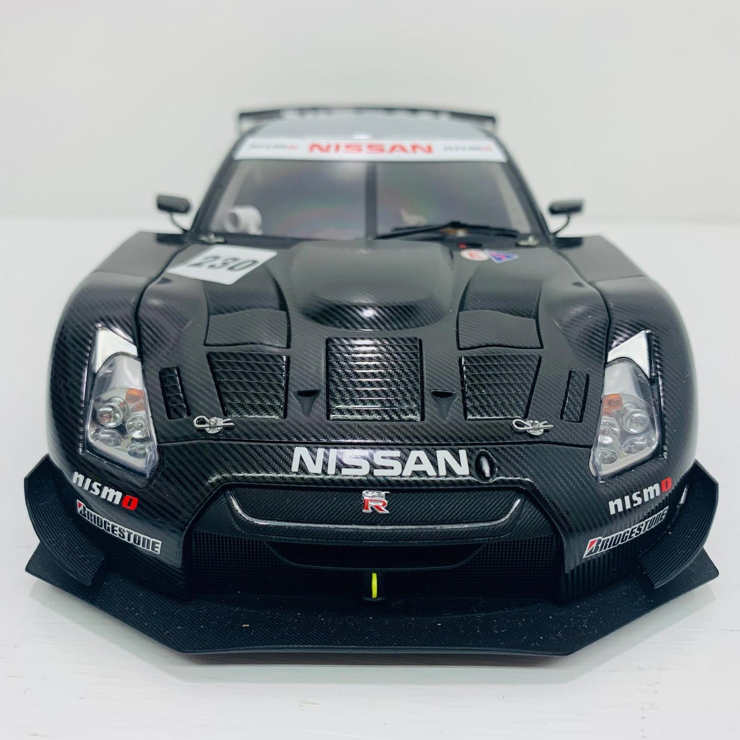 おもちゃ・玩具 1/18 GT-R TEST CAR SUPER GT 2008 BRIDGESTONE #230(ブラック) その他TOY【飾磨店】
