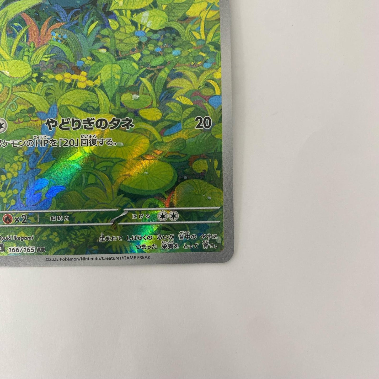 SV2a-166 AR SV2a-166 AR フシギダネ AR SV2a-166 SV2a 強化拡張パック「ポケモンカード151」【飾磨店】【代金引換不可・日時指定不可】【ポスト投函】