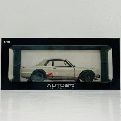 おもちゃ・玩具 1/18 日産 スカイライン GT-R KPGC10 レーシング 1972 (シルバー) 「オートアート・コンポジットモデルシリーズ」 その他TOY【飾磨店】