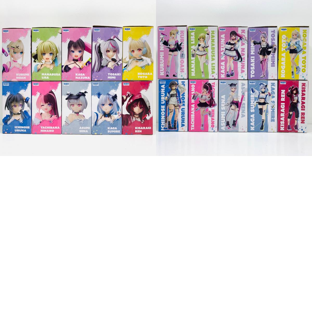 フィギュア 10種セット スケールフィギュア-Playwithpaint-vol.1～5 GiGO限定～「ぶいすぽっ!」【フィギュア】【飾磨店】