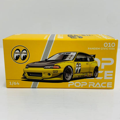 おもちゃ・玩具 1/64 Pandem Civic EG6 v1.5 - MOONEYES(イエロー)【飾磨店】