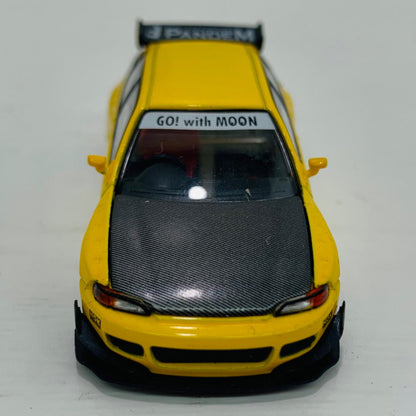 おもちゃ・玩具 1/64 Pandem Civic EG6 v1.5 - MOONEYES(イエロー)【飾磨店】