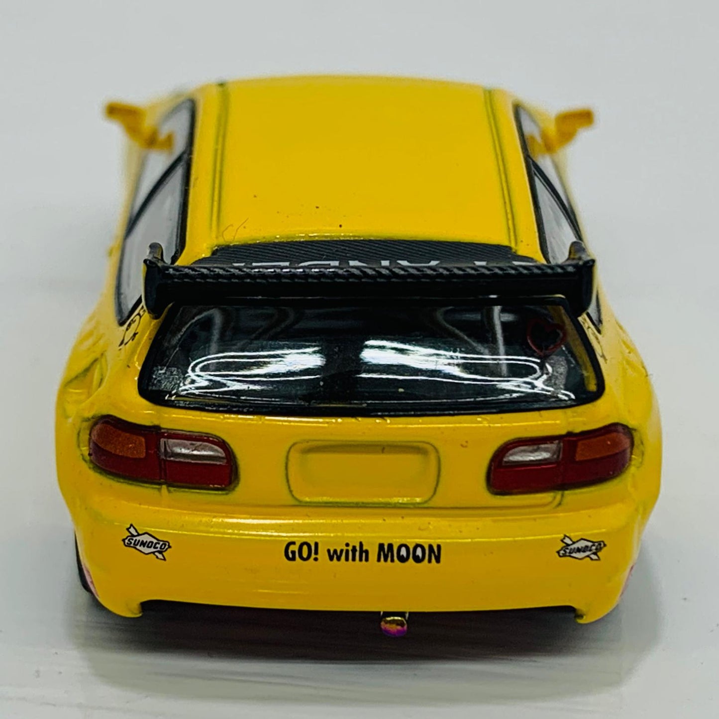 おもちゃ・玩具 1/64 Pandem Civic EG6 v1.5 - MOONEYES(イエロー)【飾磨店】