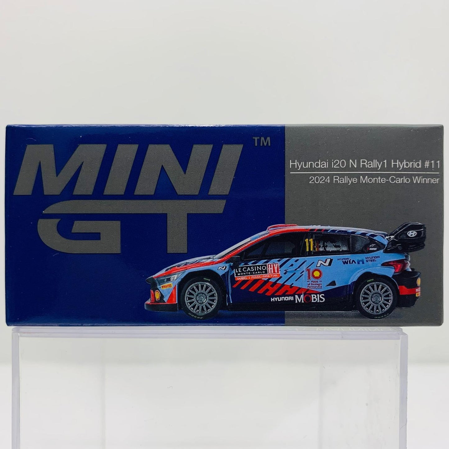 おもちゃ・玩具 1/64 Hyundai i20 N Rally1モンテカルロラリー 2024 優勝車 #11 左ハンドル 「ミニGTシリーズ」【飾磨店】