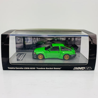 おもちゃ・玩具 1/64 TOYOTA AE86 Levin ”PANDEM ROCKET BUNNY”(グリーン) 【飾磨店】