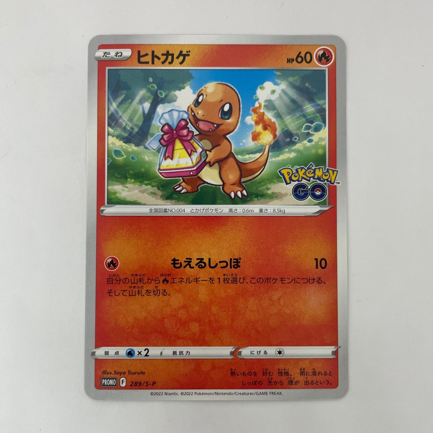 289/S-P - 289/S-P - ヒトカゲ - 289/S-P PR 「ポケモン GO プロモカード ギフトキャンペーン」【飾磨店】【代金引換不可・日時指定不可】【ポスト投函】