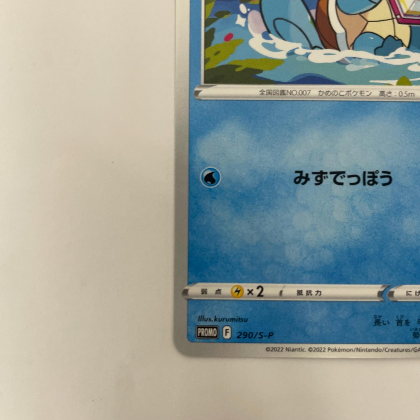 290/S-P - 290/S-P - ゼニガメ - 290/S-P PR 「ポケモン GO プロモカード ギフトキャンペーン」【飾磨店】【代金引換不可・日時指定不可】【ポスト投函】
