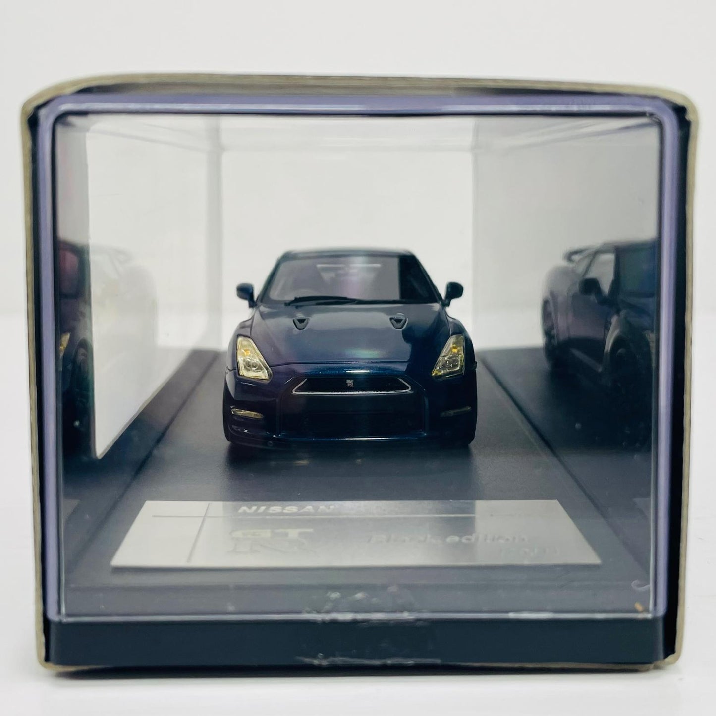おもちゃ・玩具 1/43 NISSAN GT-R Black edition 2011(オーロラフレアブルーパール)【飾磨店】