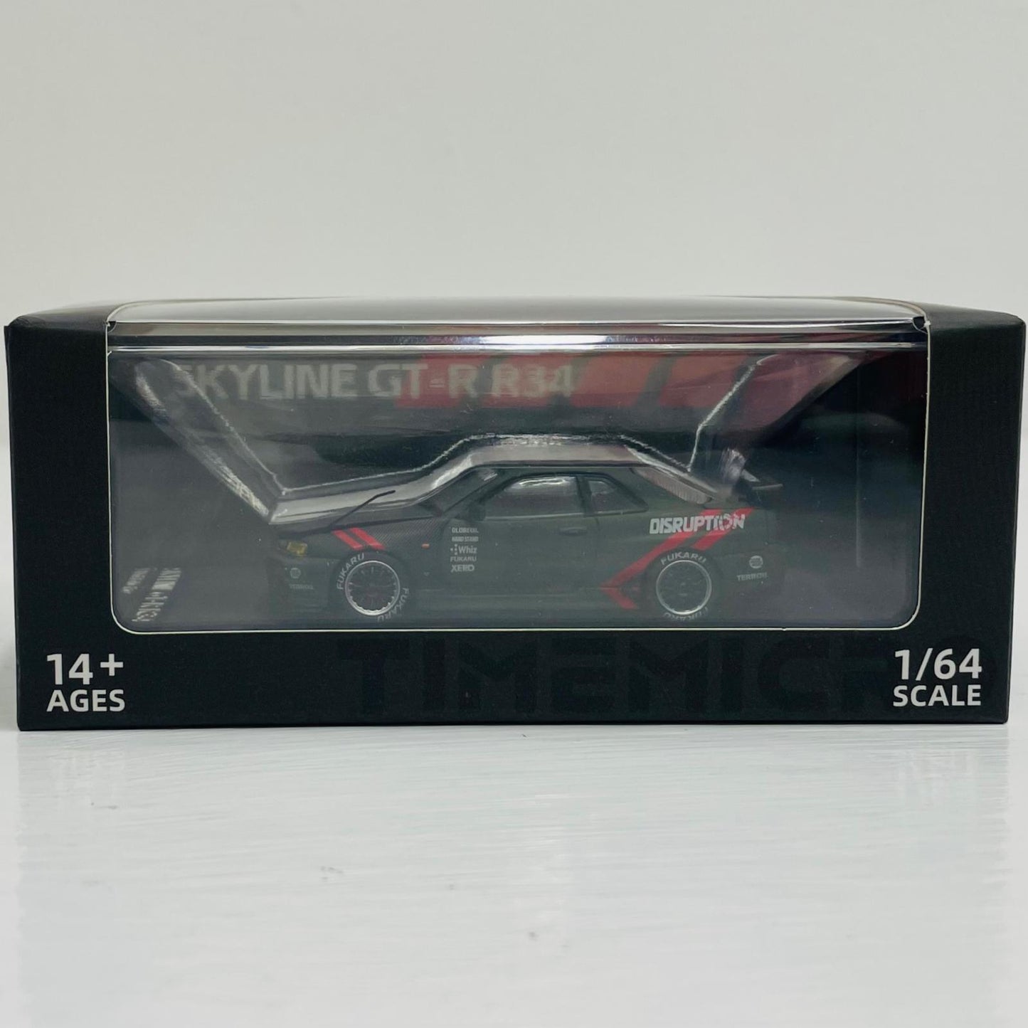おもちゃ・玩具 TimeMicro 1:64 Nissan Skyline GTR R34 Matte Green TM646317【飾磨店】