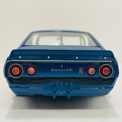 おもちゃ・玩具 1/18 Nissan Skyline GTR KPGC110 Tokyo MotorShow1972(ブルーメタリック)【飾磨店】