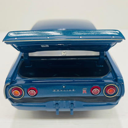 おもちゃ・玩具 1/18 Nissan Skyline GTR KPGC110 Tokyo MotorShow1972(ブルーメタリック)【飾磨店】