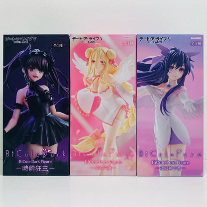 フィギュア 星宮六喰&夜刀神十香&時崎狂三-BiCutePureFigure「デート・ア・ライブV」 BiCute Bunnies【フィギュア】【飾磨店】