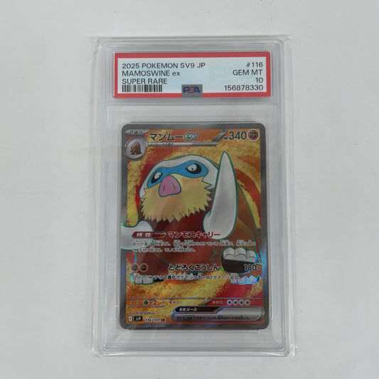 SV9-116 PSA10 SV9-116 SR マンムーex SR SV9-116 SV9 拡張パック「バトルパートナーズ」【飾磨店】