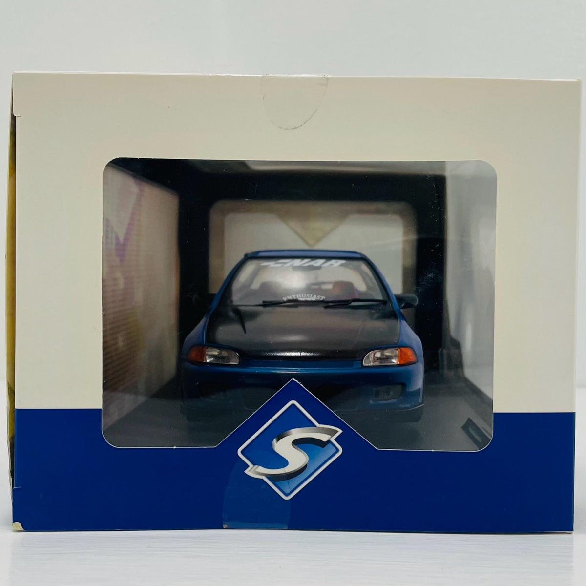 おもちゃ・玩具 1/18 ホンダ シビック (EG6) ソリドワークス 1991(ブルー)【飾磨店】
