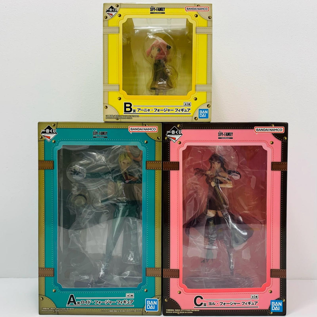 フィギュア ロイド&ヨル&アーニャ「ExtraMission/一番くじSPY×FAMILY」 一番くじ A賞【フィギュア】【飾磨店】
