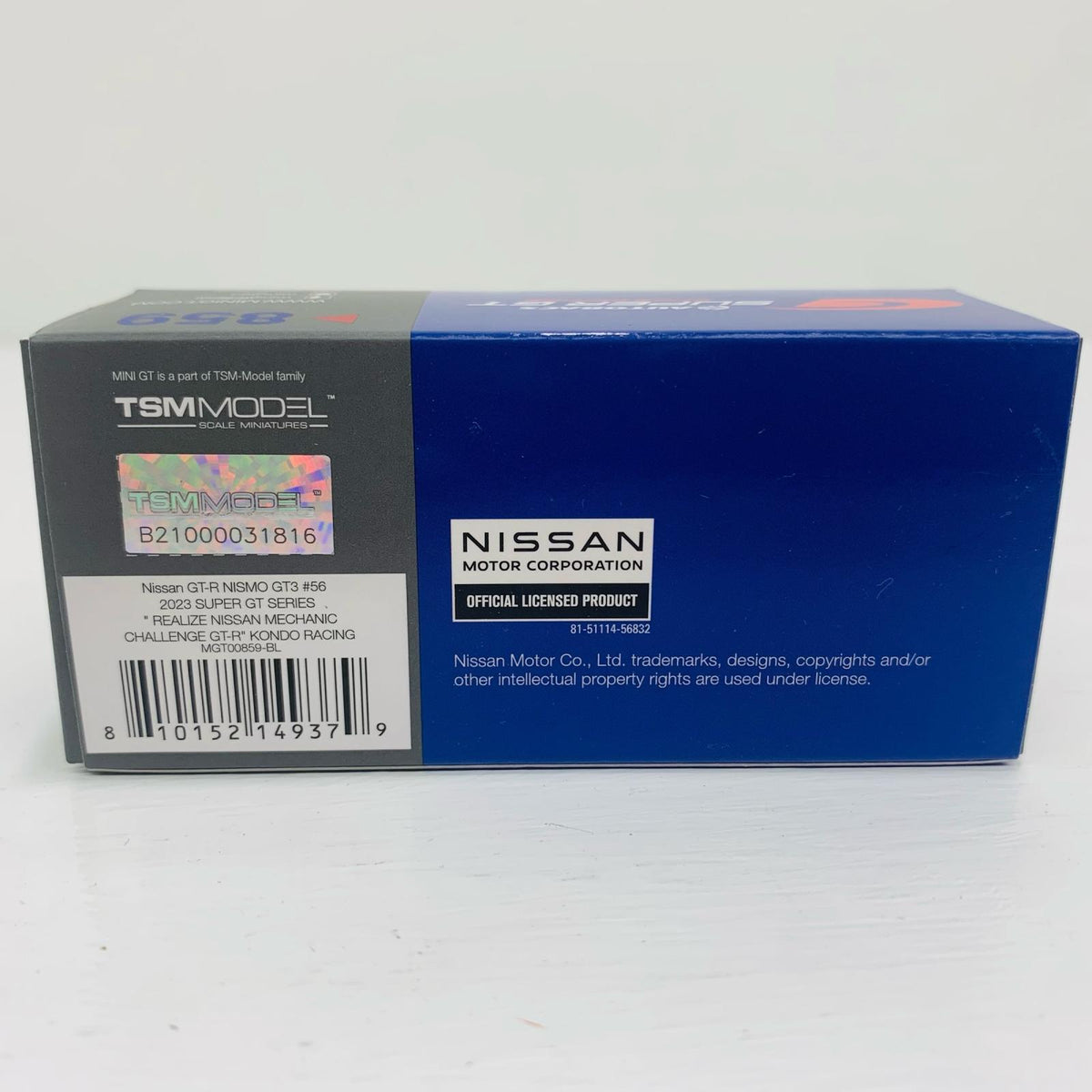 おもちゃ・玩具 1/64 Nissan GT-R NISMO GT3 SUPER GTシリーズ 2023 KONDO RACING #56(左ハンドル) 日本限定 「ミニGTシリーズ」 その他TOY【飾磨店】