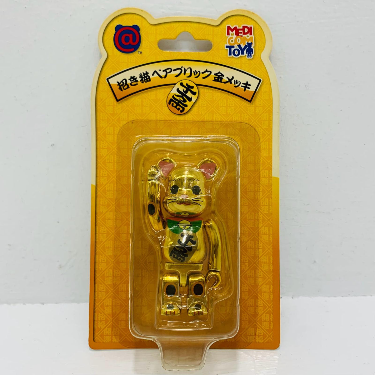 おもちゃ・玩具 BE＠RBRICK-ベアブリック 2012年 招き猫 金メッキ BE@RBRICK【飾磨店】