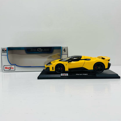 おもちゃ・玩具 1/18 Ferrari F80 Special Edition (イエロー) Maisto【飾磨店】