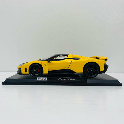 おもちゃ・玩具 1/18 Ferrari F80 Special Edition (イエロー) Maisto【飾磨店】
