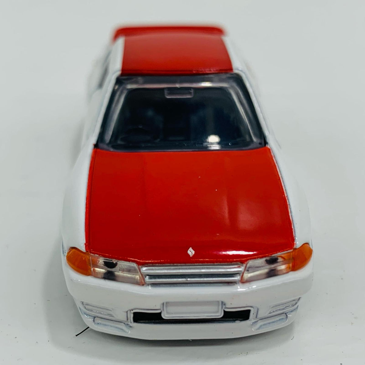 おもちゃ・玩具 1/59 日産 スカイライン GT-R BNR32(ホワイト×レッド）【飾磨店】