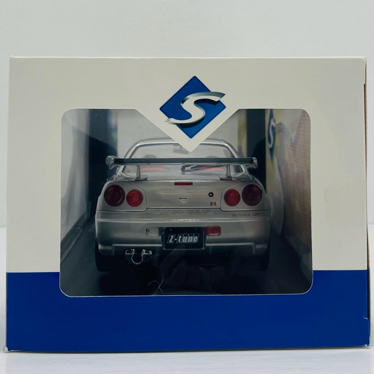 おもちゃ・玩具 1/18 日産 スカイライン GT-R (R34) Z-tune 1999(シルバー）【飾磨店】