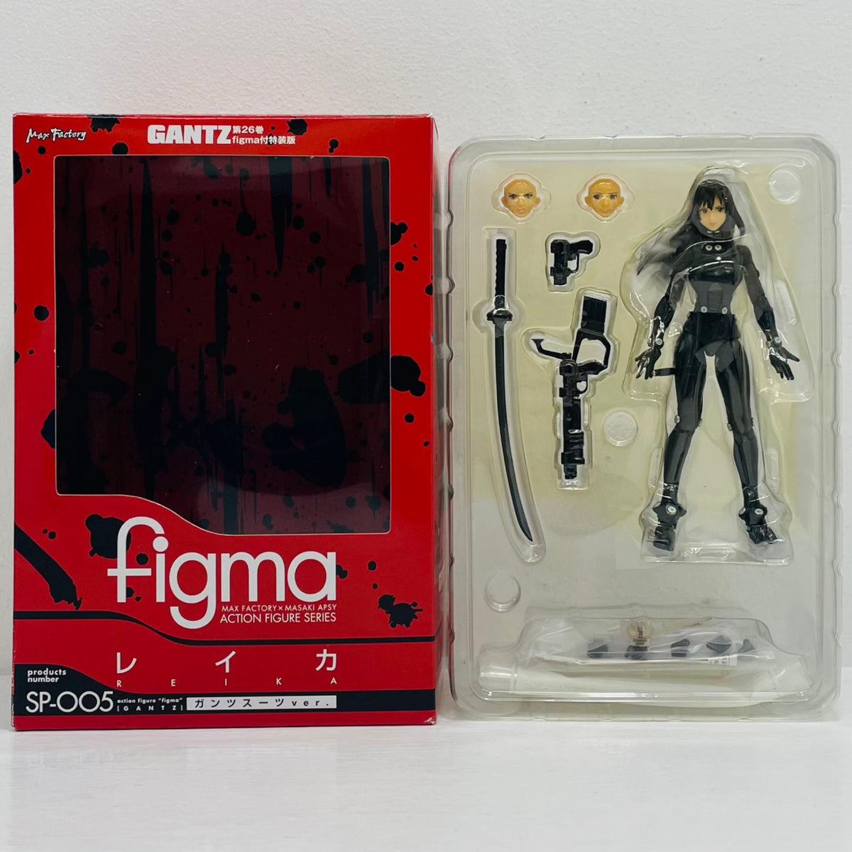 フィギュア [単品]figmaレイカガンツスーツVer.「限定版コミックGANTZfigma付初回限定版(26)」同梱フィギュア Figma【フィギュア】【飾磨店】