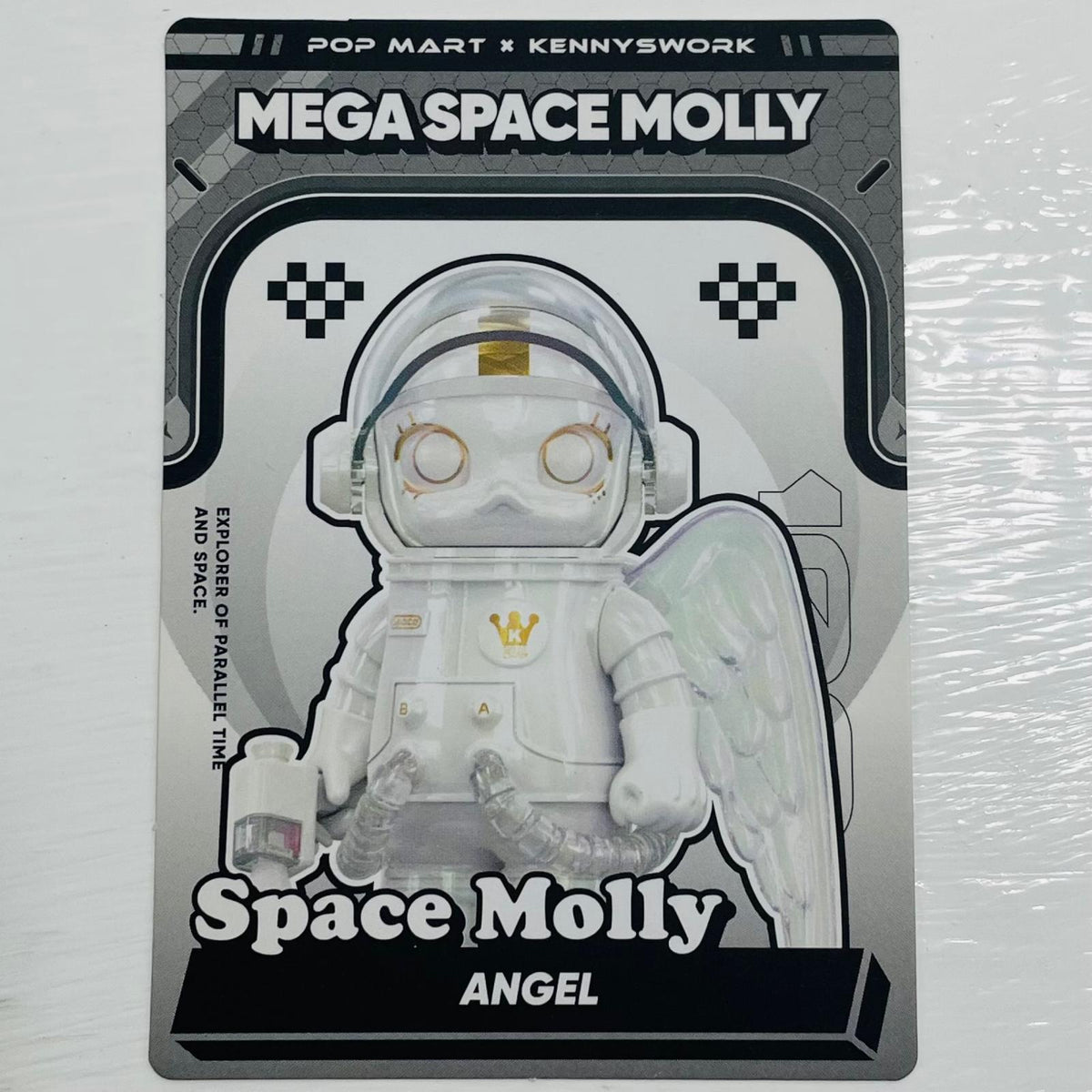 フィギュア 【シークレット2】Angel 「POPMART MEGA SPACE MOLLY 100% シリーズ4」【フィギュア】【飾磨店】